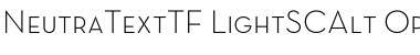 Download Neutra Text TF Light SC Alt Regular Font