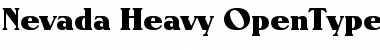 Download Nevada-Heavy Font