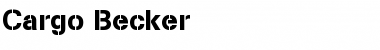 Download Cargo Becker Regular Font