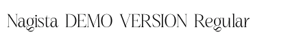 Nagista DEMO VERSION Regular Preview