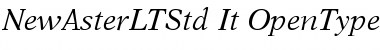 Download New Aster LT Std Font