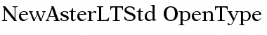 Download New Aster LT Std Font