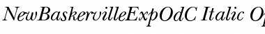 Download NewBaskervilleExpOdC Italic Font