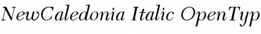 Download New Caledonia Italic Font