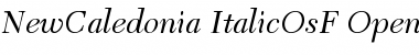 Download New Caledonia Italic OsF Font