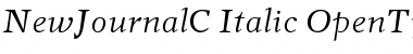 Download NewJournalC Italic Font