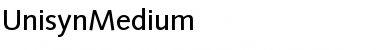 Download UnisynMedium Regular Font