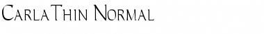 Download CarlaThin Normal Font