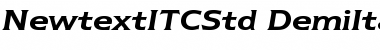 Download Newtext ITC Std Demi Italic Font