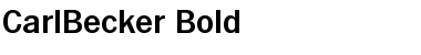 Download CarlBecker Bold Font