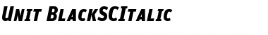 Download Unit-BlackSCItalic Font