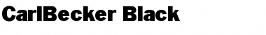 Download CarlBecker-Black Regular Font