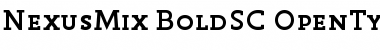 Download NexusMix-BoldSC Regular Font