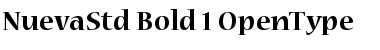 Download Nueva Std Bold Font