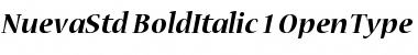 Download Nueva Std Bold Italic Font