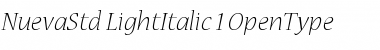 Download Nueva Std Light Italic Font
