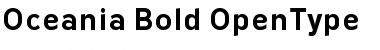 Download Oceania-Bold Regular Font