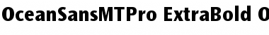 Download Ocean Sans MT Pro ExtraBold Font