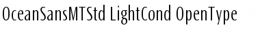 Download Ocean Sans MT Std Light Cond Font