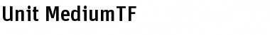 Download Unit-MediumTF Regular Font
