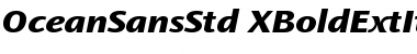 Download Ocean Sans Std ExtraBold Extended Italic Font