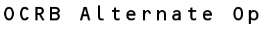 Download OCRB Font