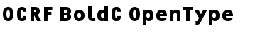 Download OCRF-BoldC Regular Font
