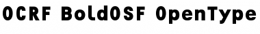 Download OCRF BoldOSF Font