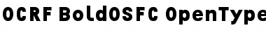 Download OCRF-BoldOSFC Regular Font