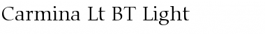 Download Carmina Lt BT Font
