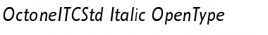Download Octone ITC Std Italic Font