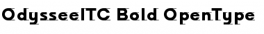 Download Odyssee ITC Bold Font