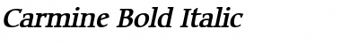 Download Carmine Bold Italic Font