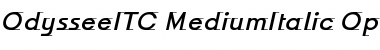 Download Odyssee ITC Medium Italic Font