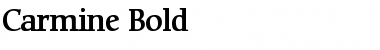 Download Carmine Bold Font