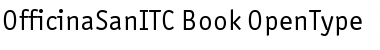 Download Officina Sans ITC Book Font