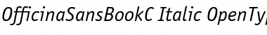 Download OfficinaSansBookC Italic Font