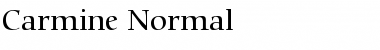 Download Carmine Normal Font