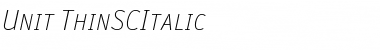 Download Unit-ThinSCItalic Regular Font