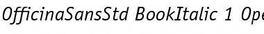 Download ITC Officina Sans Std Font