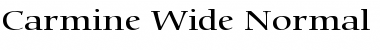 Download Carmine Wide Font