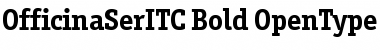 Download Officina Serif ITC Bold Font