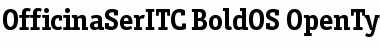 Download Officina Serif ITC Bold OS Font