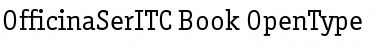 Download Officina Serif ITC Book Font
