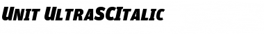 Download Unit-UltraSCItalic Regular Font