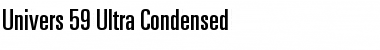 Download Univers UltraCondensed Font