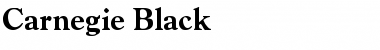 Download Carnegie Black Black Font