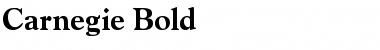 Download Carnegie Bold Font