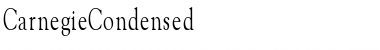 Download CarnegieCondensed Font
