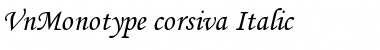 Download .VnMonotype corsiva Italic Font